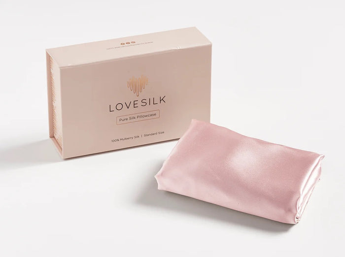 100% Pure Mulberry Silk Pillowcase - Blush Pink