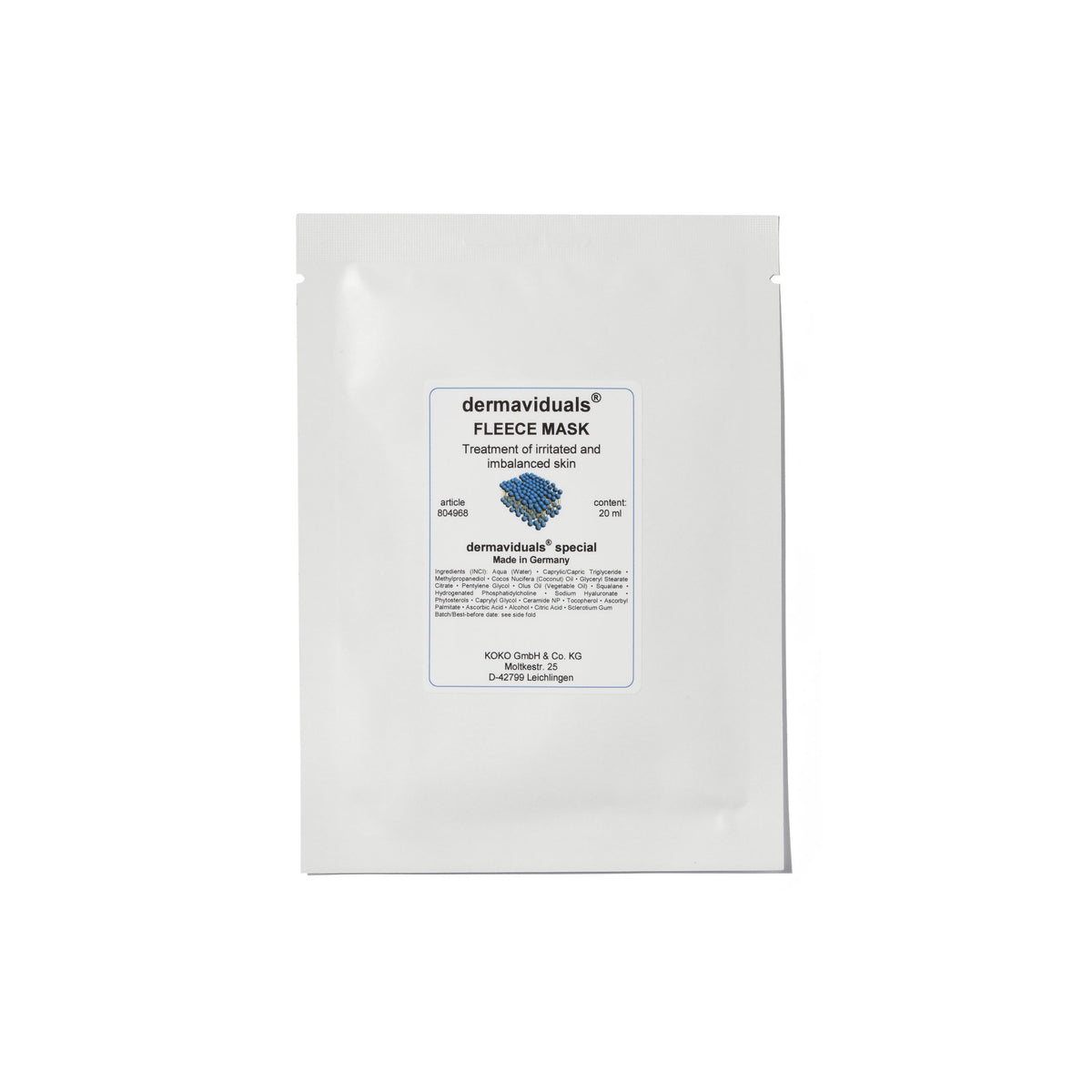 dermaviduals Fleece Mask